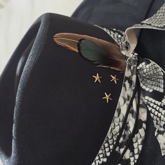 Distressed Wide Brim Fedora - Picture 6 of 7